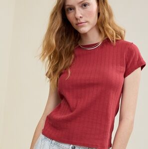 Aerie Pointelle Vintage T Shirt